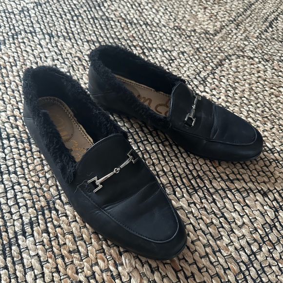 Sam Edelman fur lined loafers - Picture 2 of 5